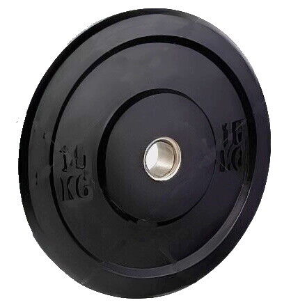 FITNESS DELUXE - Bumper em Borracha - 5kg Negro