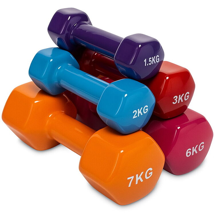 FITNESS DELUXE - Halteres de Vinil · 0,5 kg