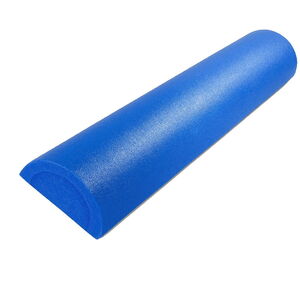 FITNESS DELUXE - Semi Cilindro de Espuma Suave, 90cm, Azul
