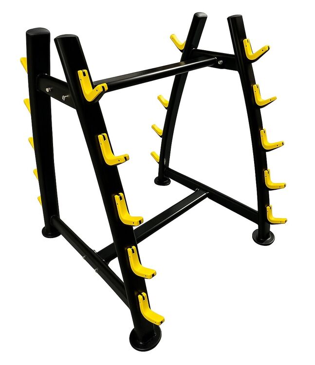 FITNESS DELUXE - Suporte Vertical p/ 10  Barras Montadas