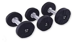 FITNESS DELUXE - Halteres Premium, pega em aço