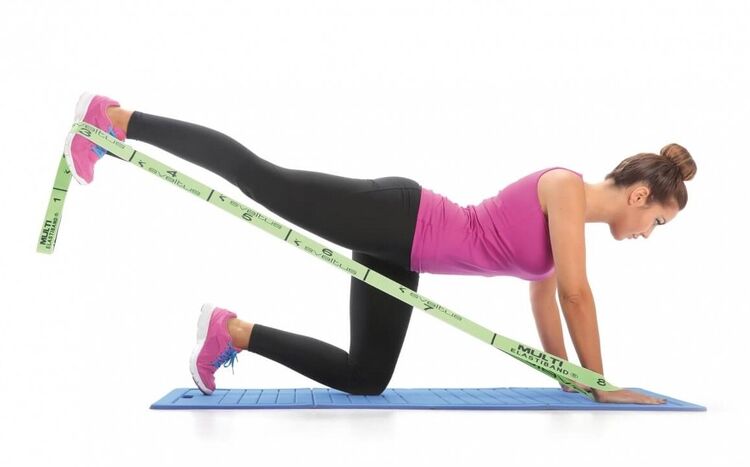 SVELTUS - Multi Elastiband · 10 kg · Verde